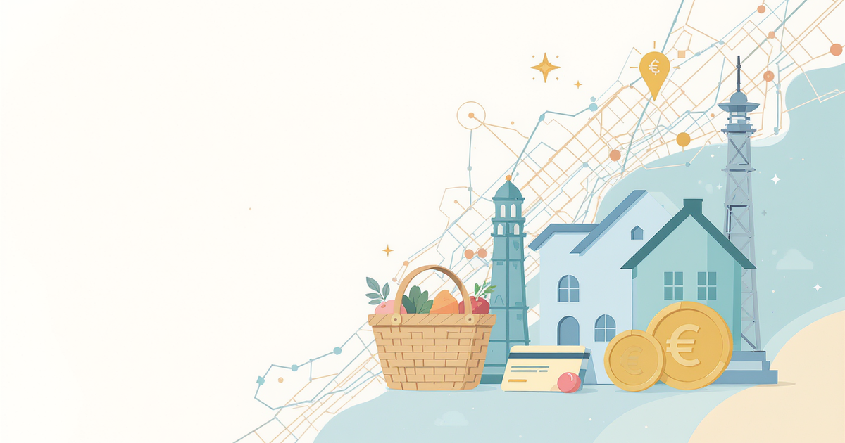 Lebenshaltungskosten in Málaga — praktische Monatsbudgets visual guide illustration